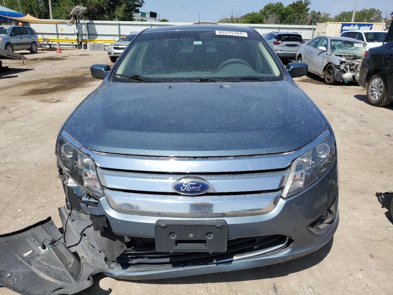 2012 Ford Fusion VIN 3FAHP0HA9CR206035 Copart auction photo, front end / side damage thumbnail 5