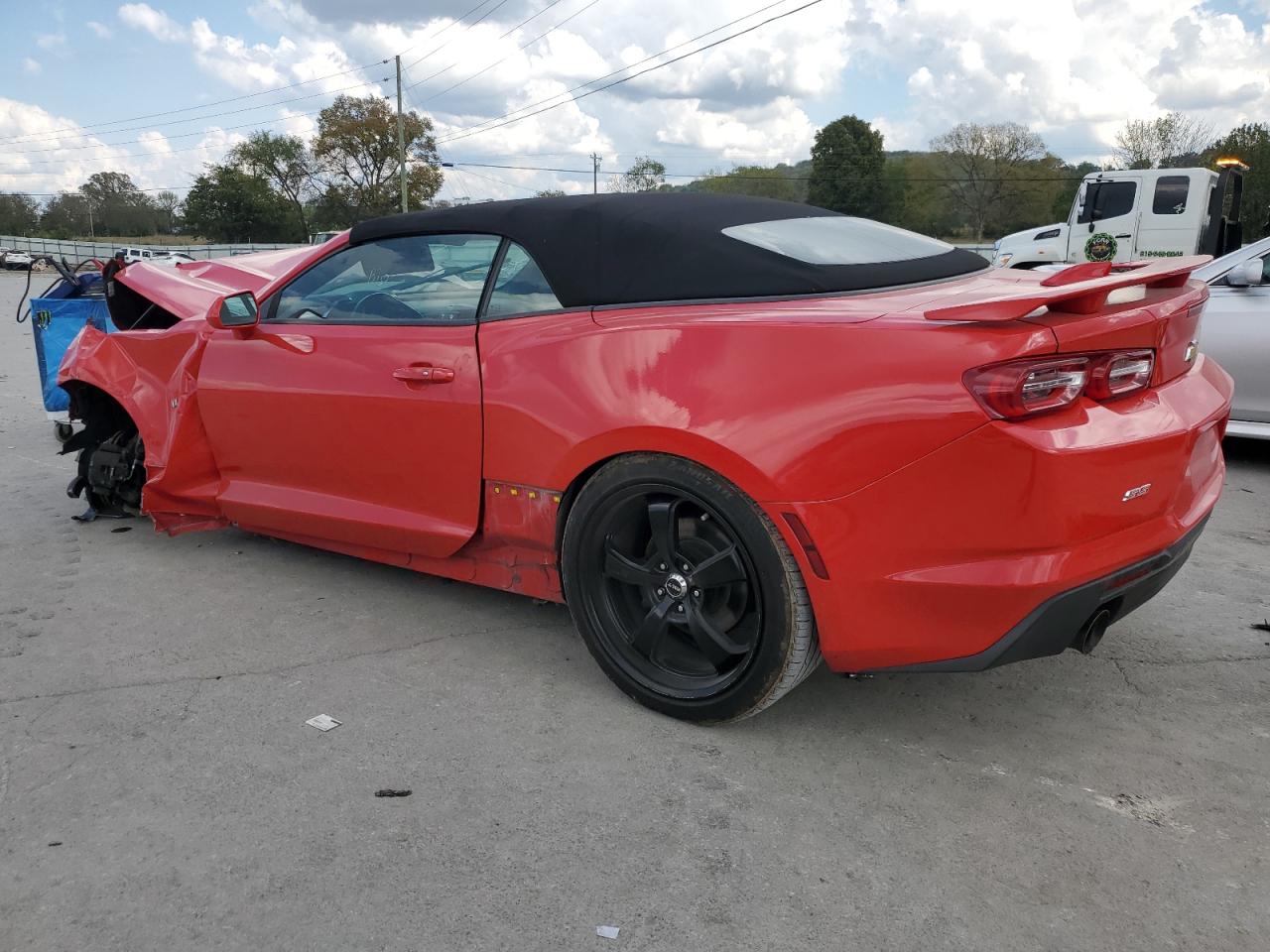 2019 Chevrolet Camaro VIN 1G1FB3DS9K0118223 Copart auction photo, front end / side damage thumbnail 2