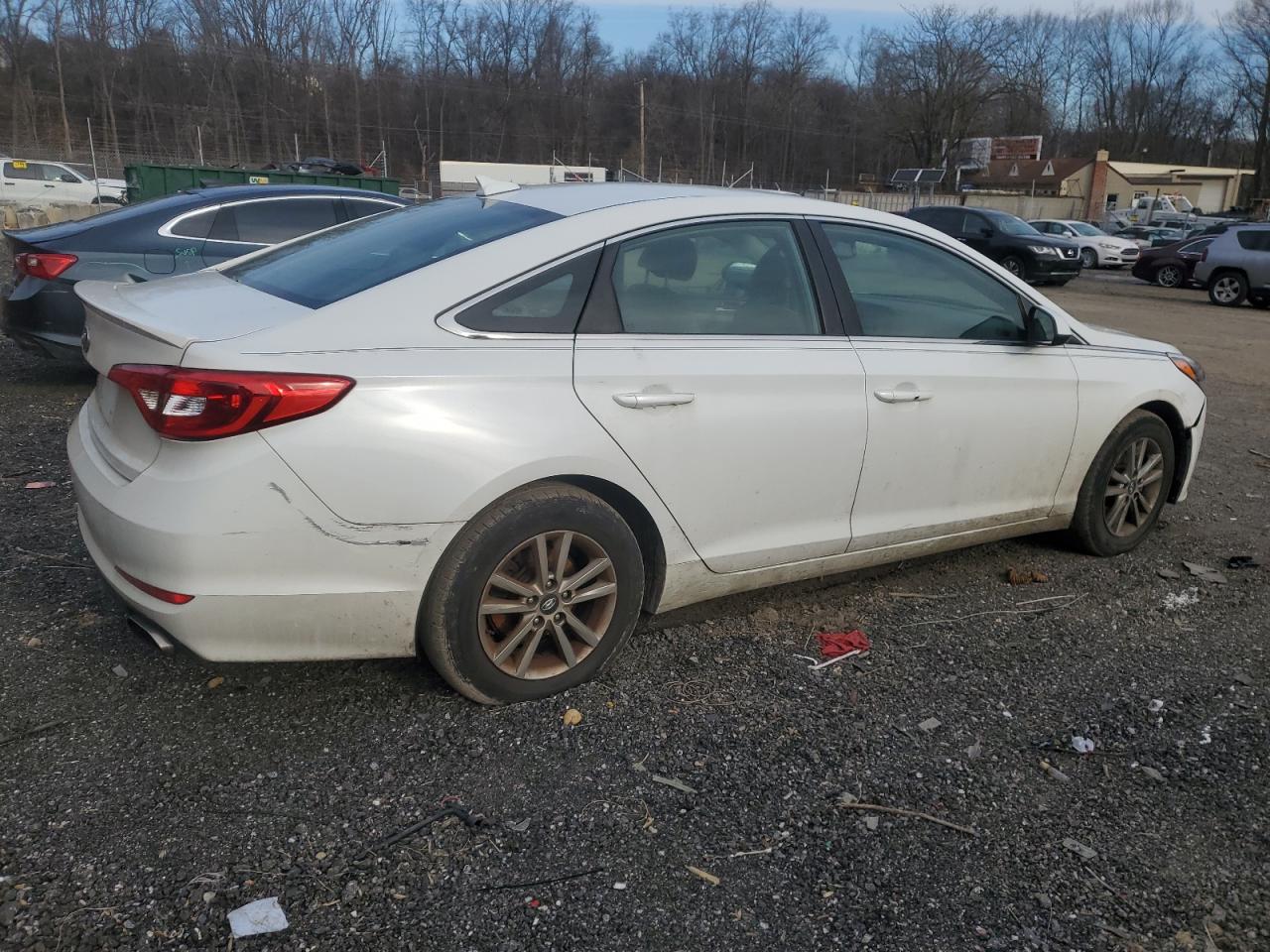 2017 Hyundai Sonata VIN 5NPE24AF3HH534652 Copart auction photo, vandalism / all over damage thumbnail 3