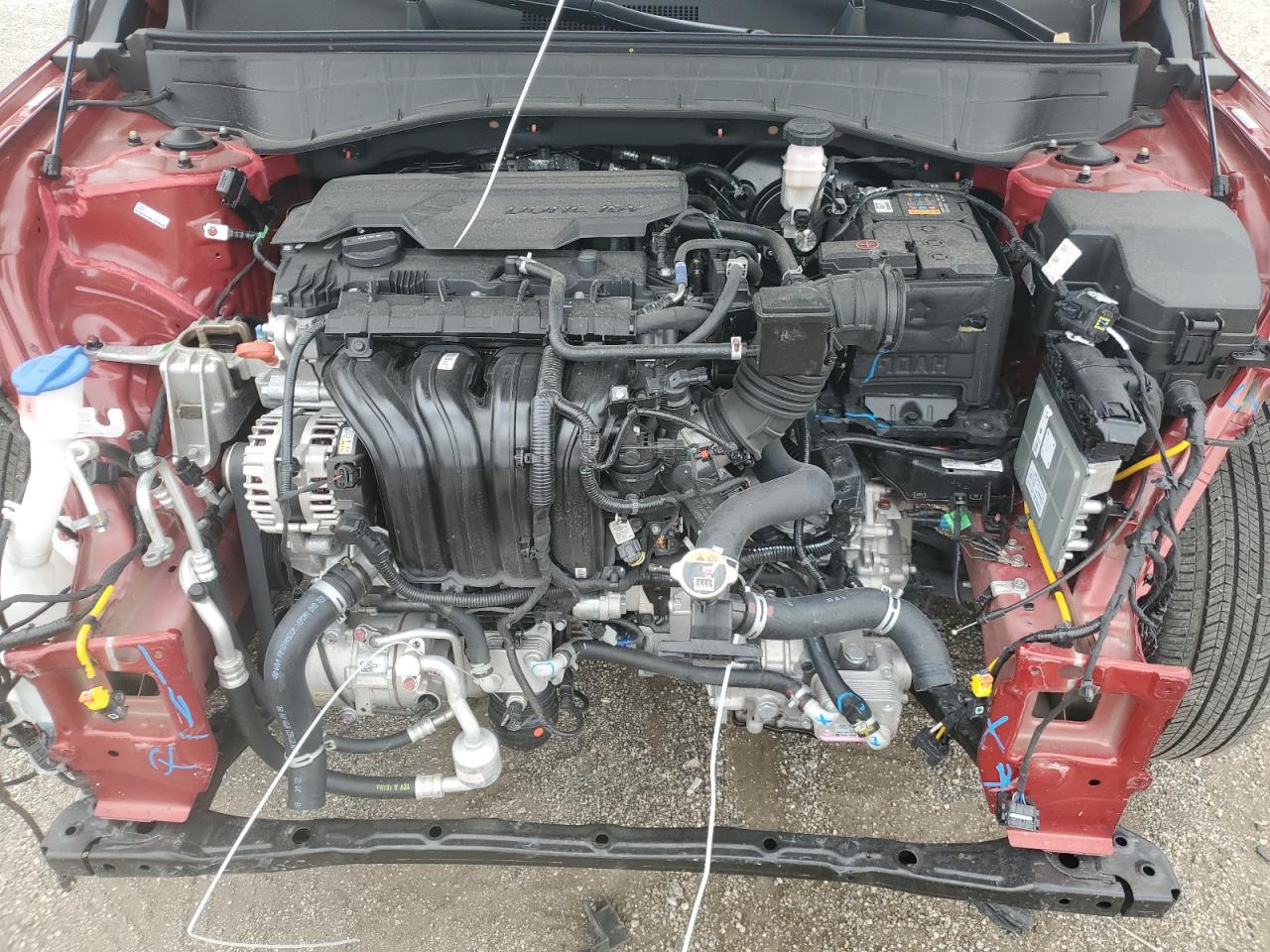 2024 Hyundai Kona VIN KM8HB3AB2RU181974 Copart auction photo, front end damage thumbnail 14