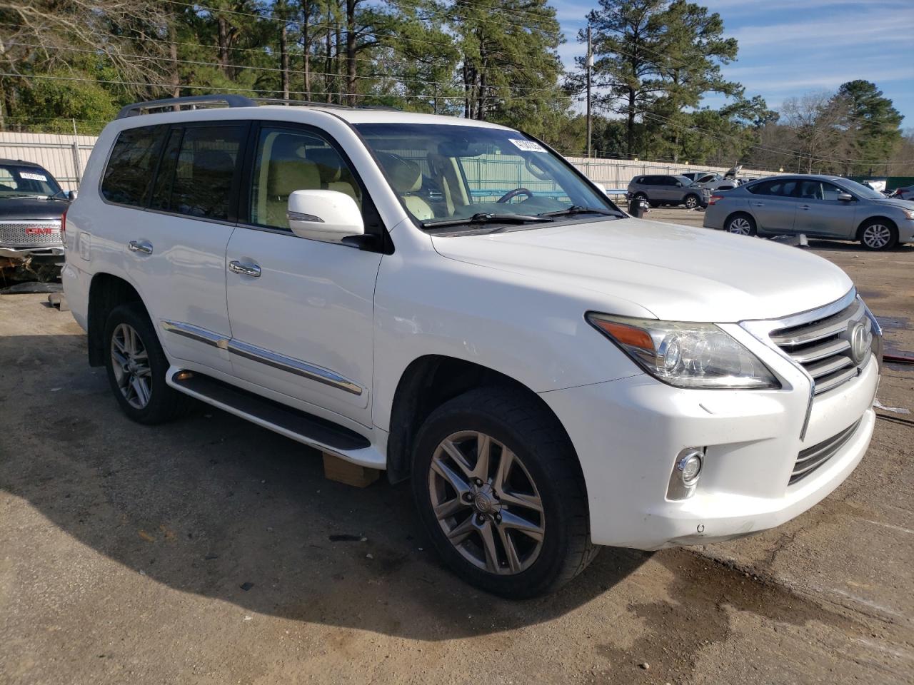 2014 Lexus LX VIN JTJHY7AX1E4156612 Copart auction photo, rear end damage thumbnail 4