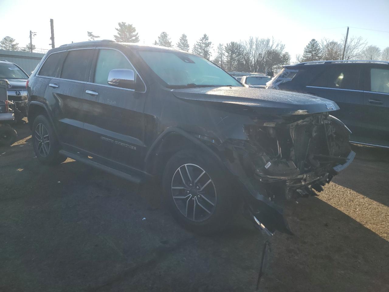 2019 Jeep Grand Cherokee VIN 1C4RJFBG9KC762925 Copart auction photo, front end damage thumbnail 4