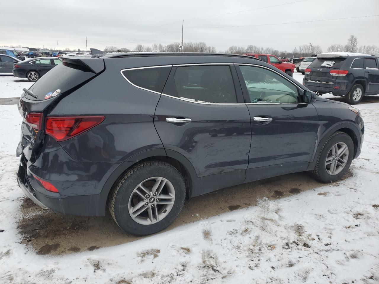 2017 Hyundai Santa Fe VIN 5XYZUDLB5HG471258 Copart auction photo, rear end / minor dent/scratches damage thumbnail 3