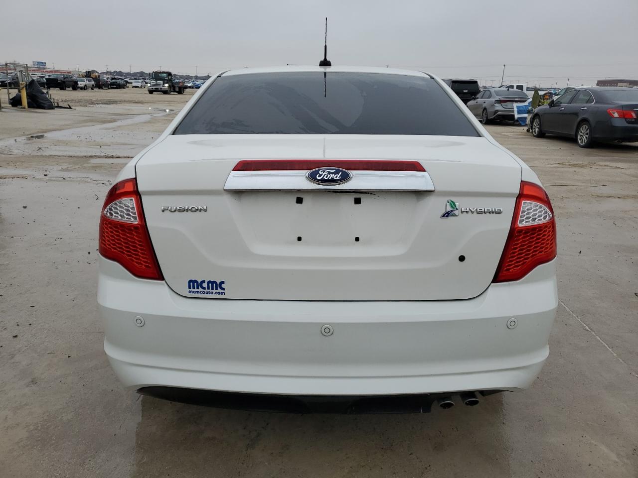 2012 Ford Fusion VIN 3FADP0L33CR447483 Copart auction photo, front end / hail damage thumbnail 6