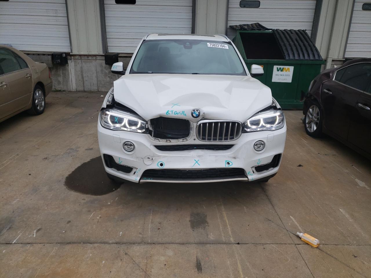 2015 BMW X5 VIN 5UXKR0C57F0P07335 Copart auction photo, front end damage thumbnail 5
