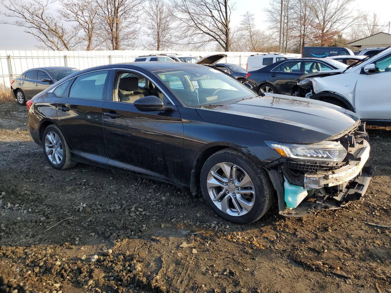 2018 Honda Accord VIN 1HGCV1F10JA803635 Copart auction photo, side / minor dent/scratches damage thumbnail 4