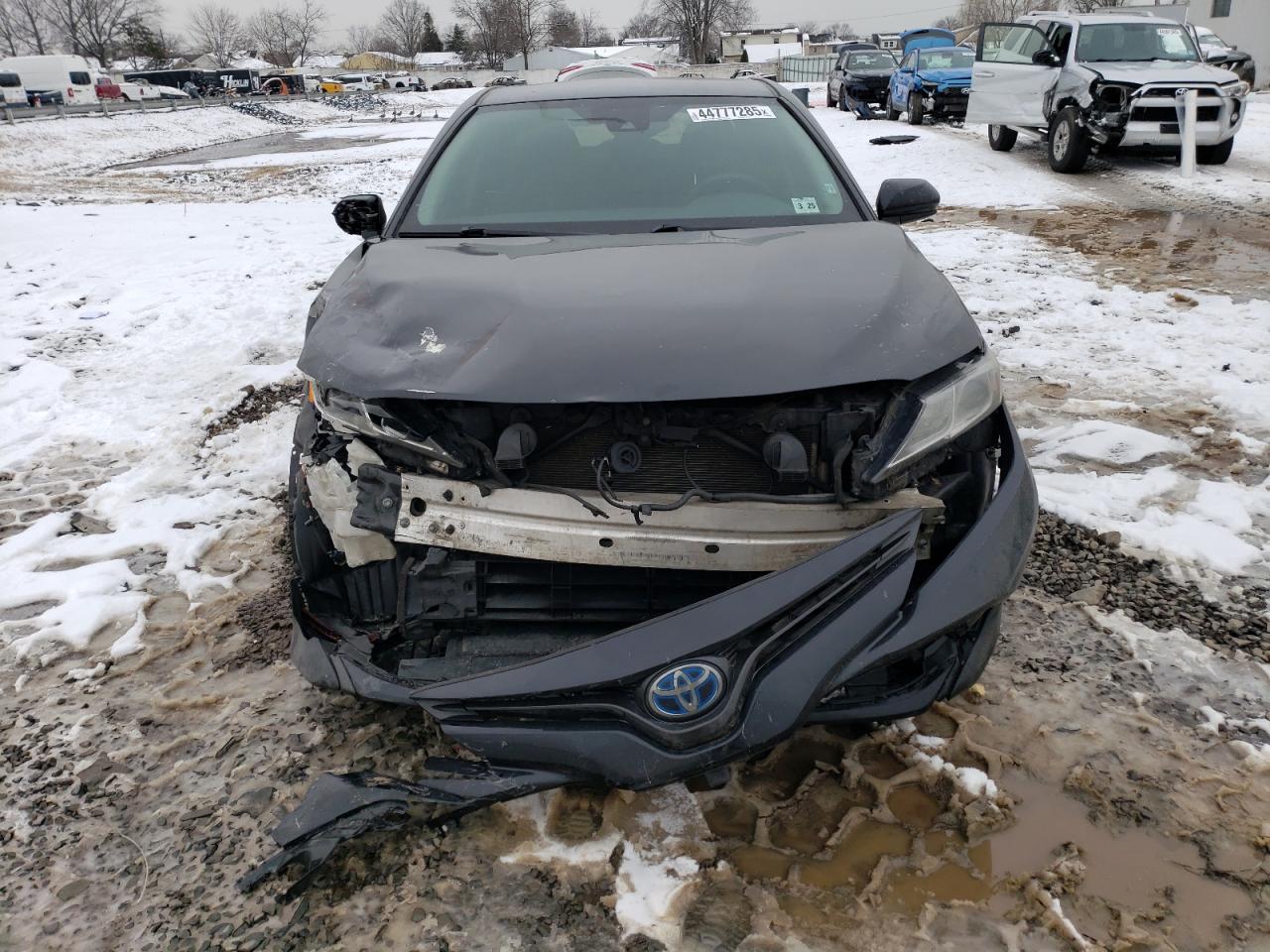 2020 Toyota Camry VIN 4T1C31AK8LU521437 Copart auction photo, front end / side damage thumbnail 5
