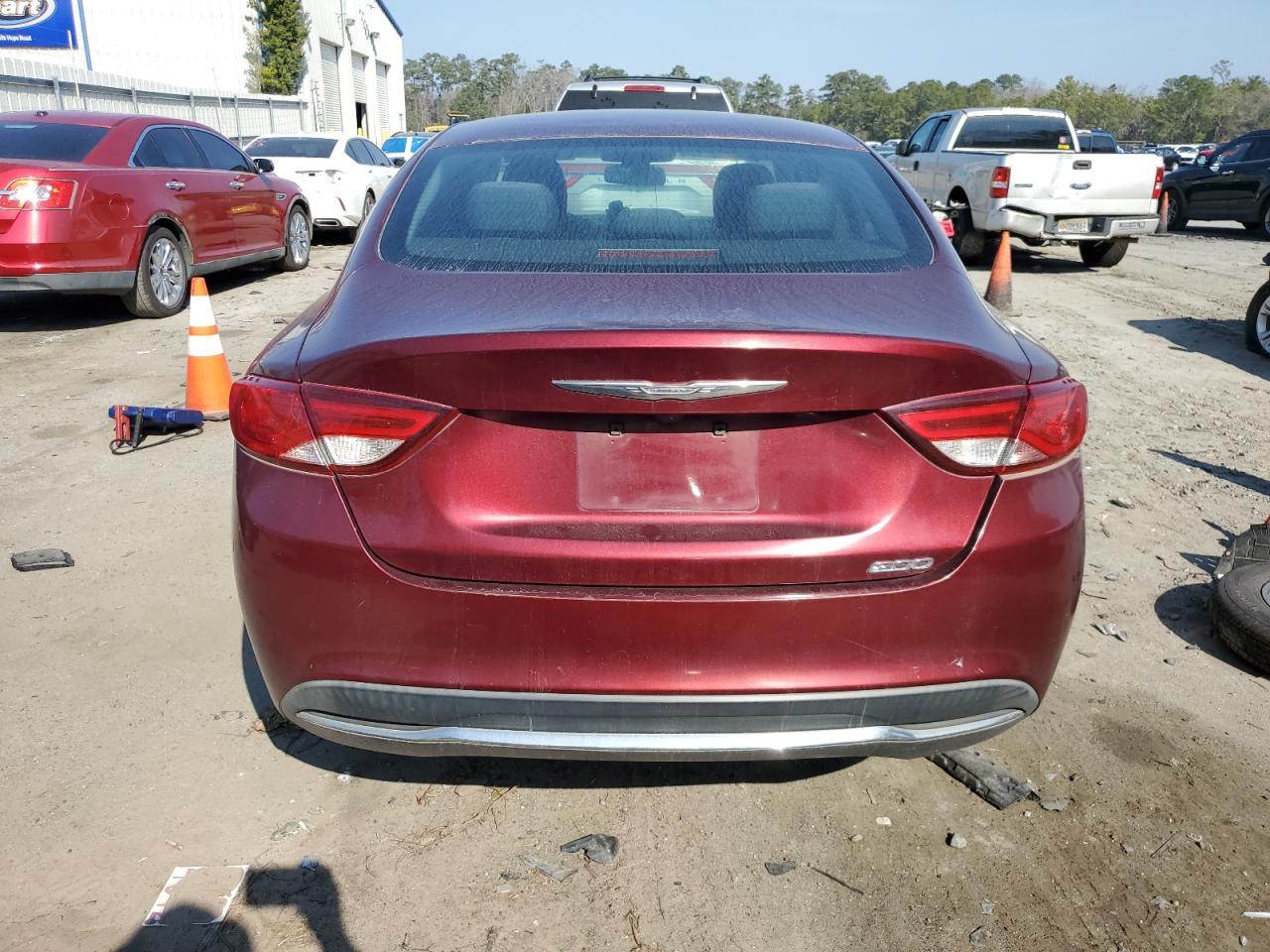 2016 Chrysler 200 VIN 1C3CCCABXGN117088 Copart auction photo, side / front end damage thumbnail 6