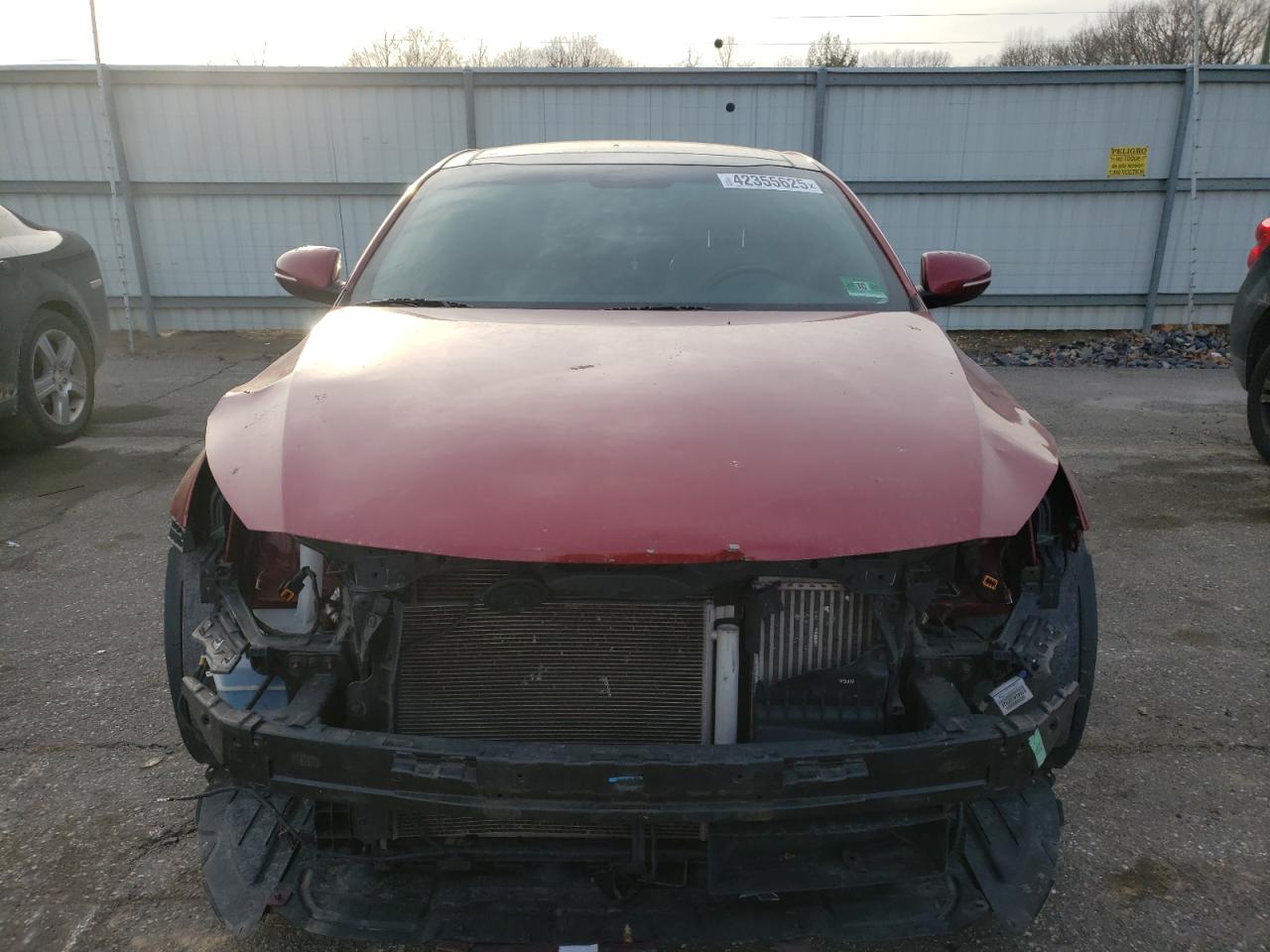 2013 KIA Optima VIN 5XXGR4A66DG122266 Copart auction photo, front end damage thumbnail 5