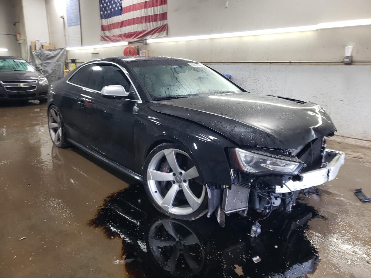 2013 Audi RS5 VIN WUAC6AFR5DA900418 Copart auction photo, front end damage thumbnail 4