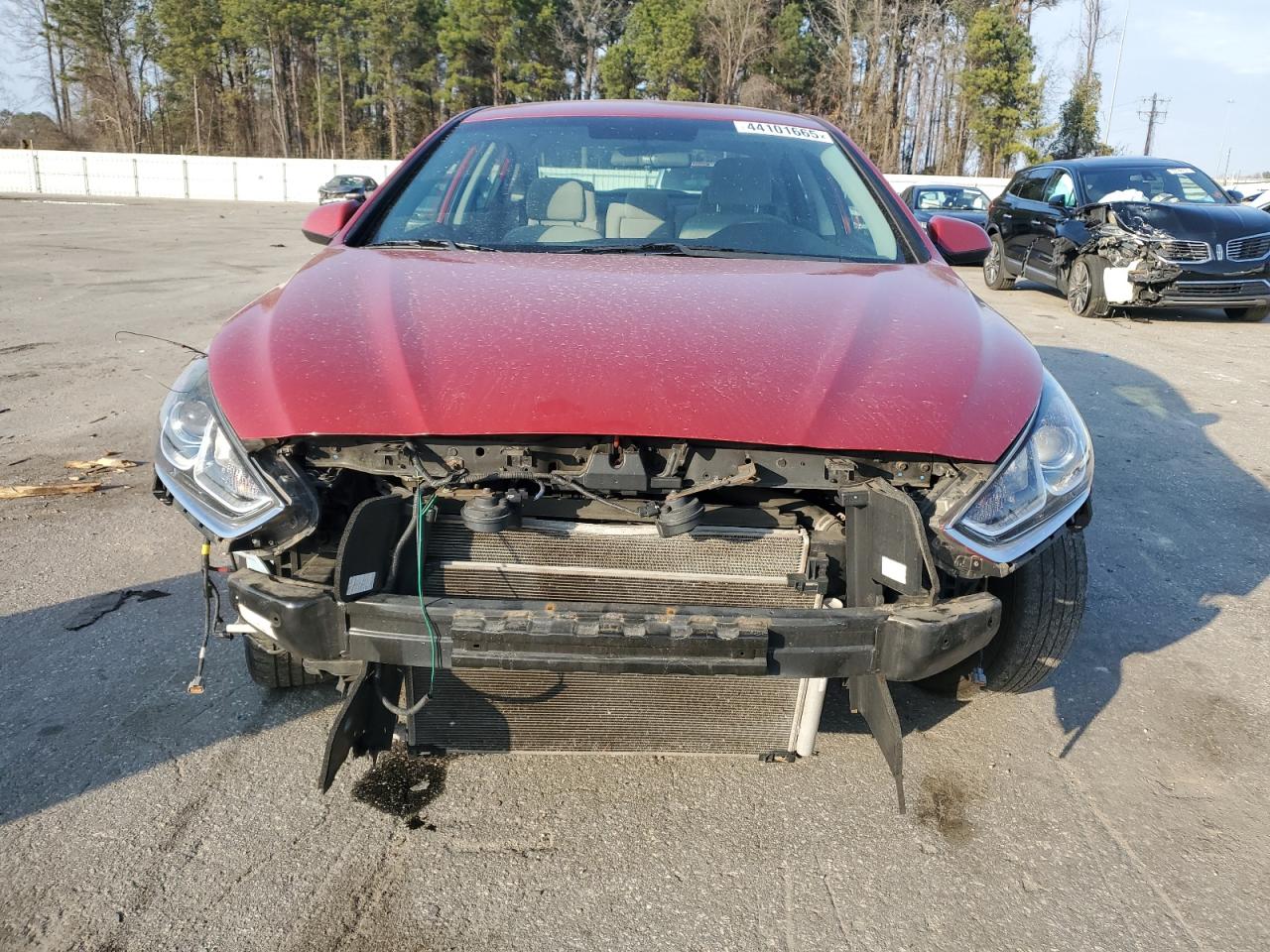 2018 Hyundai Sonata VIN 5NPE24AF4JH618999 Copart auction photo, front end / undercarriage damage thumbnail 5