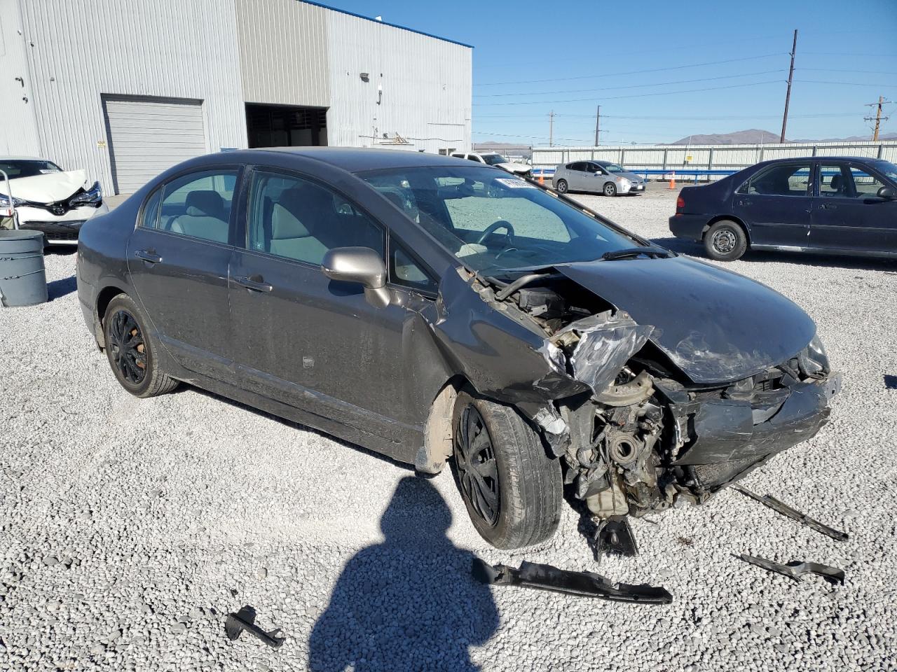 2007 Honda Civic VIN 2HGFA16547H309512 Copart auction photo, front end damage thumbnail 4