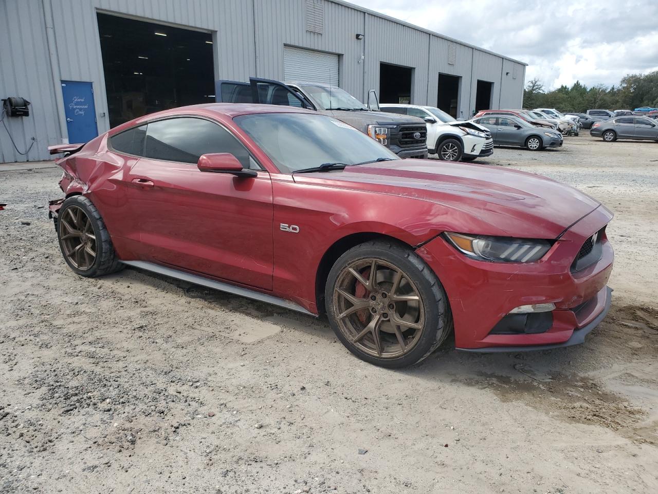 2017 Ford Mustang VIN 1FA6P8CF8H5277276 Copart auction photo, rear end / side damage thumbnail 4