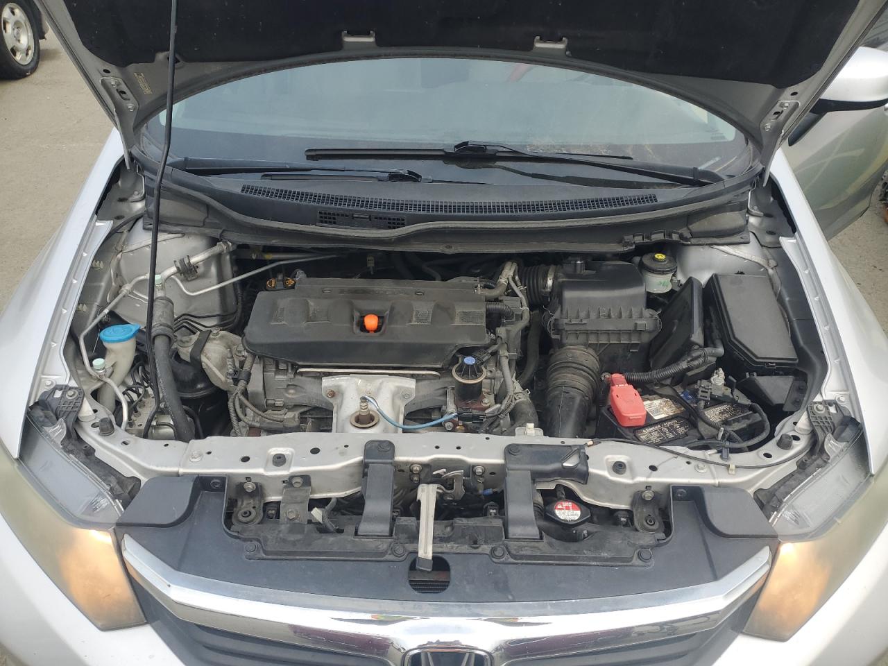 2012 Honda Civic VIN 19XFB2F52CE320225 Copart auction photo, rear end damage thumbnail 11