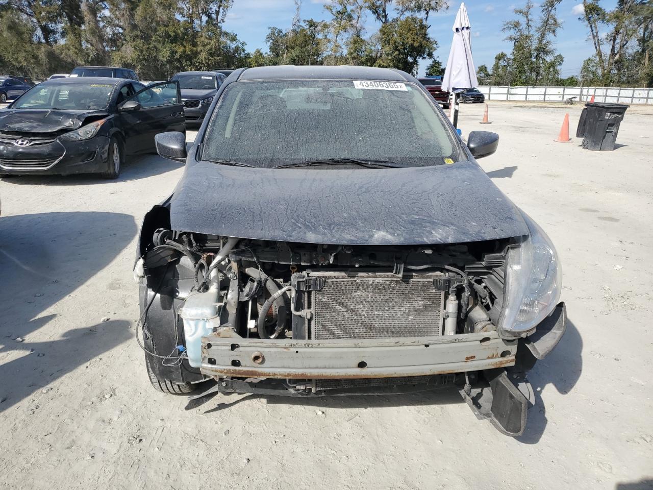 2018 Nissan Versa VIN 3N1CN7AP5JL877450 Copart auction photo, front end damage thumbnail 5
