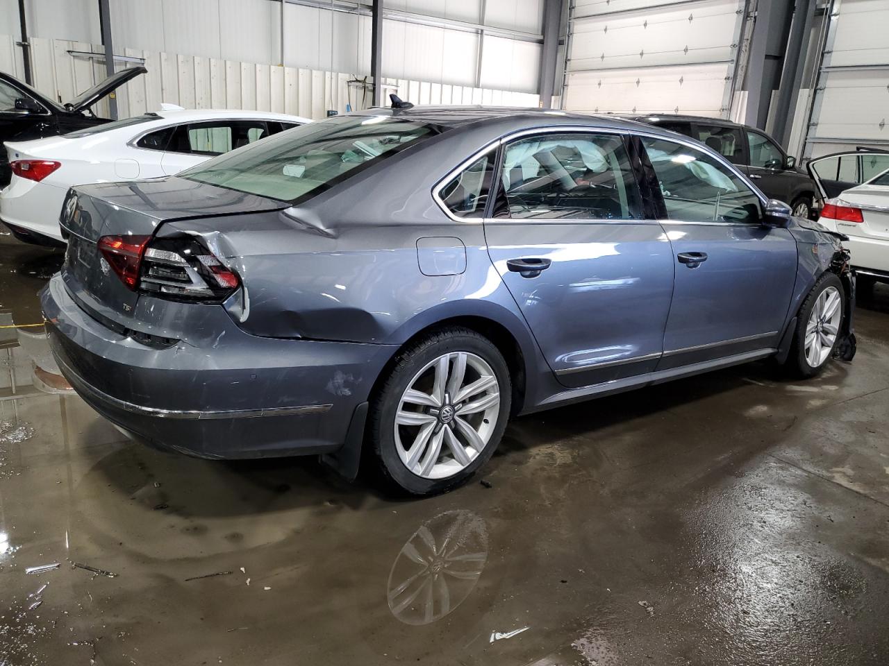 2017 Volkswagen Passat VIN 1VWCT7A30HC069963 Copart auction photo, front end / rear end damage thumbnail 3