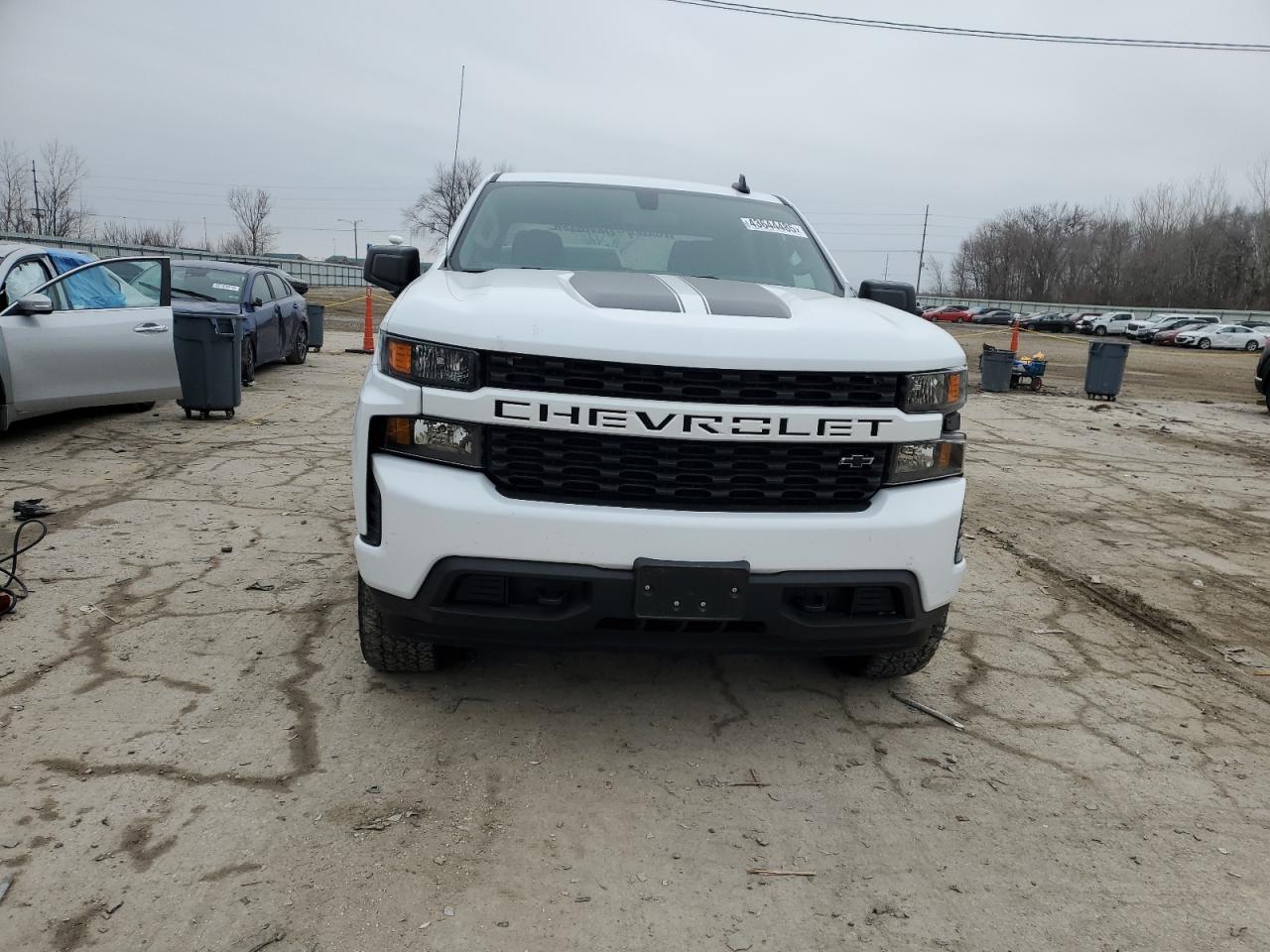 2021 Chevrolet Silverado VIN 1GCPYBEKXMZ420833 Copart auction photo, side damage thumbnail 5