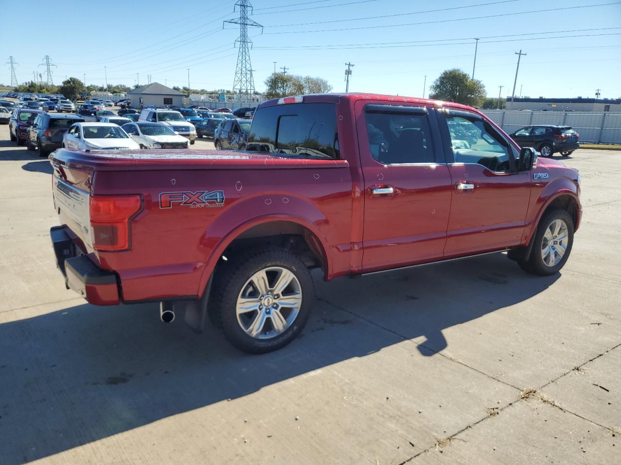 2018 Ford F-150 VIN 1FTEW1E54JFC27673 Copart auction photo, hail / minor dent/scratches damage thumbnail 3