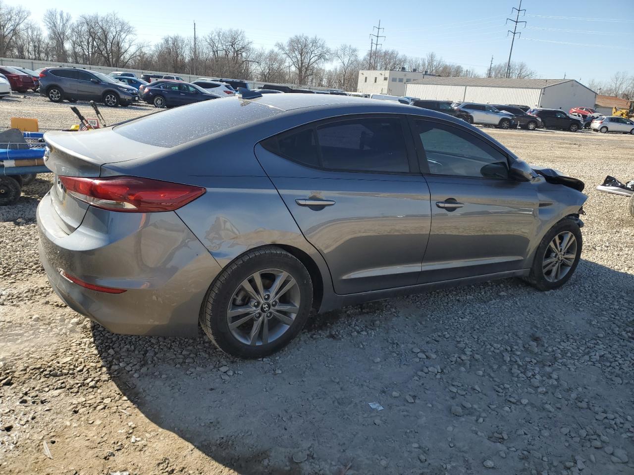 2018 Hyundai Elantra VIN 5NPD84LF2JH370906 Copart auction photo, front end damage thumbnail 3