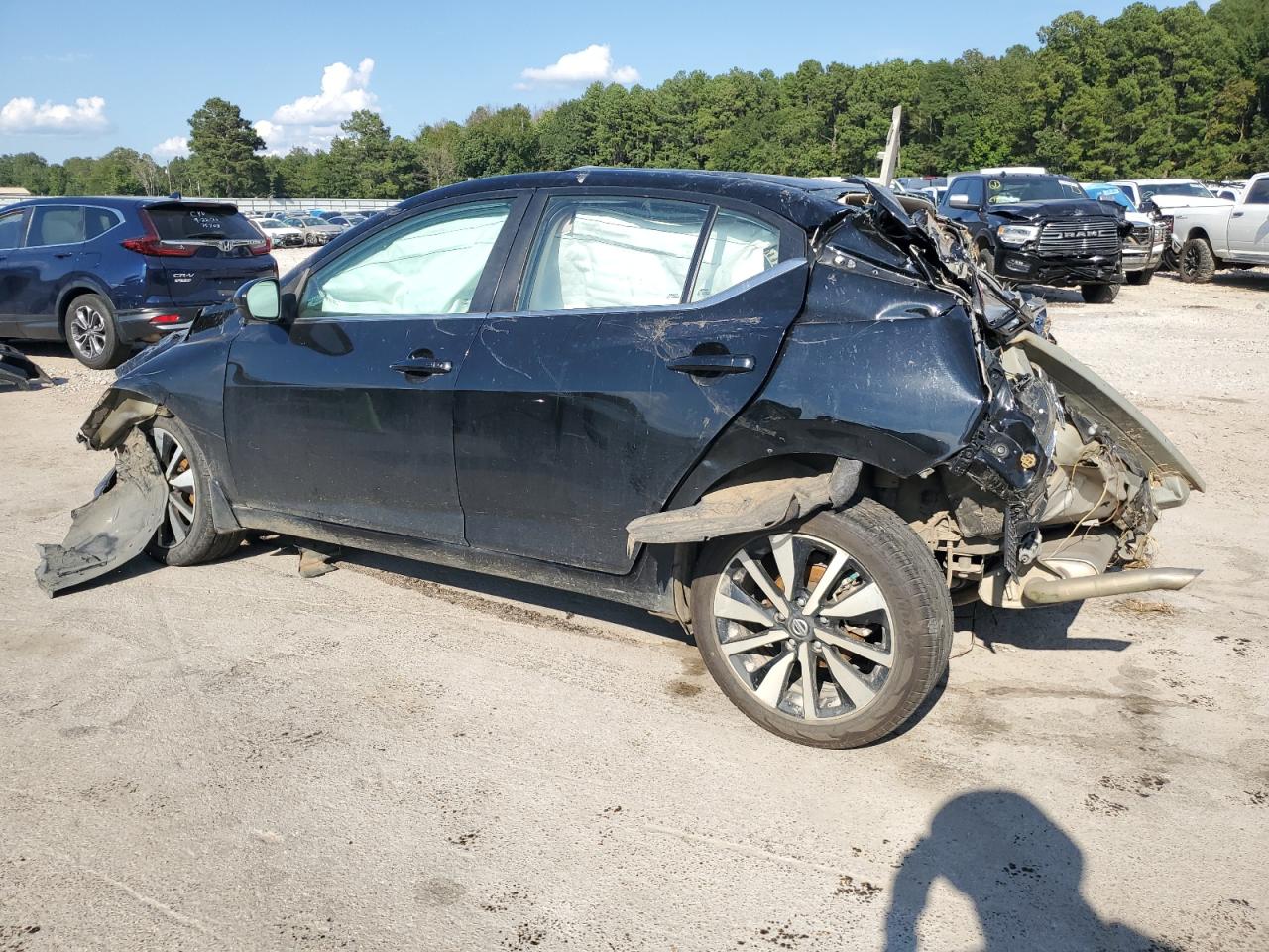 2021 Nissan Sentra VIN 3N1AB8CV8MY313669 Copart auction photo, all over / frame damage damage thumbnail 2