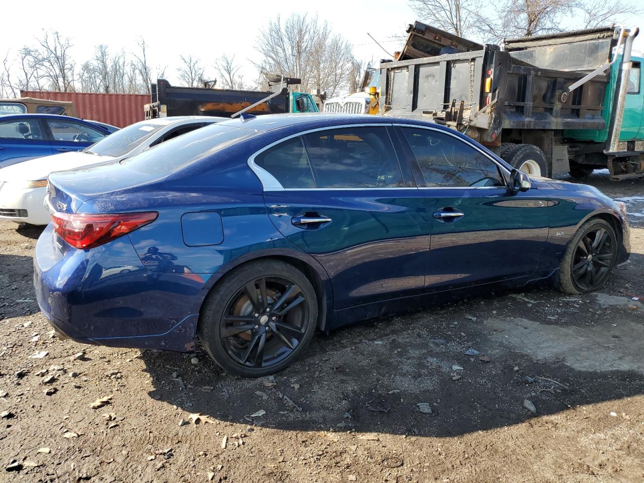 2019 Infiniti Q50 VIN JN1EV7AR4KM591963 Copart auction photo, undercarriage damage thumbnail 3