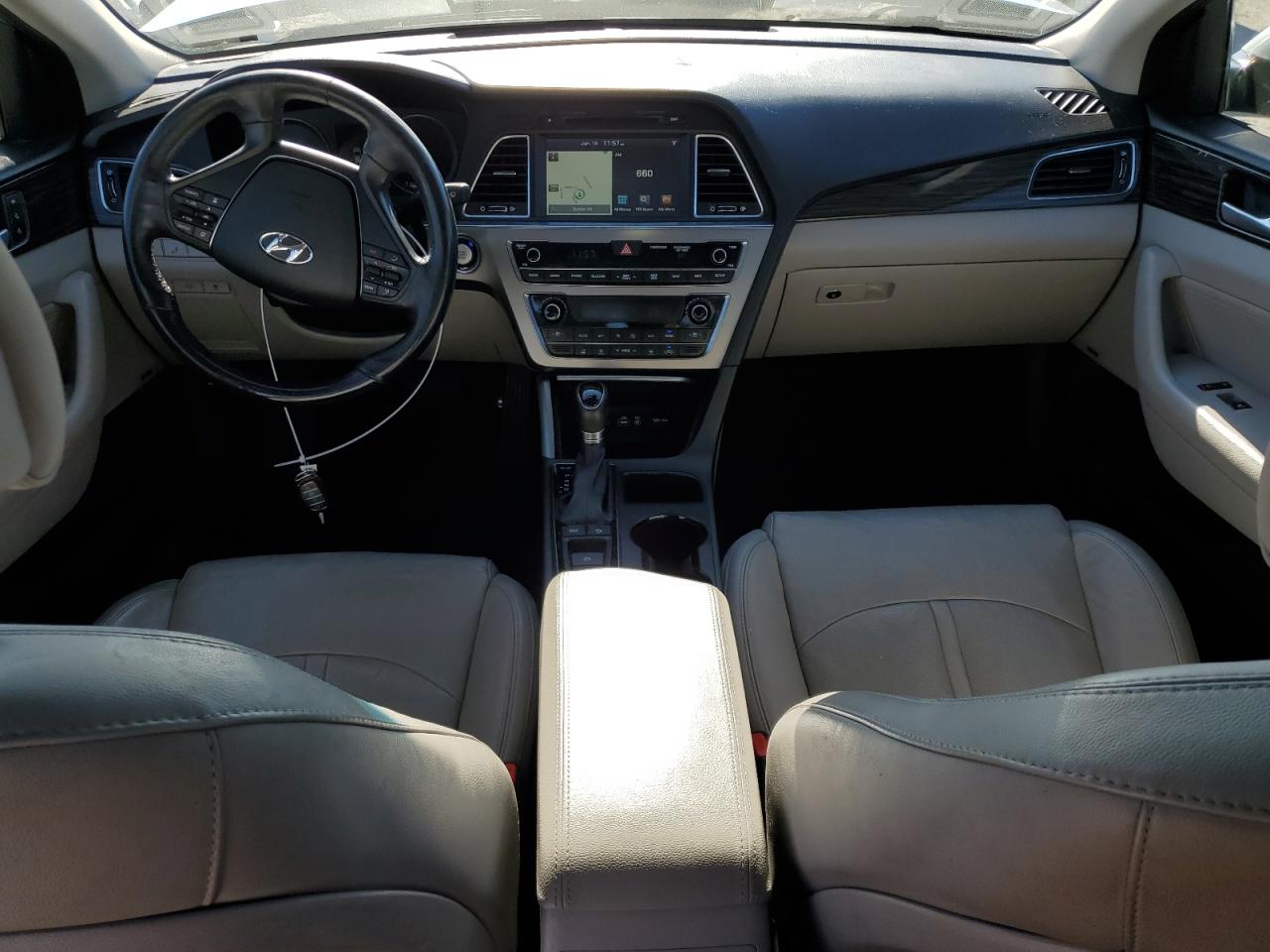 2015 Hyundai Sonata VIN 5NPE34AF3FH047199 Copart auction photo, front end damage thumbnail 8