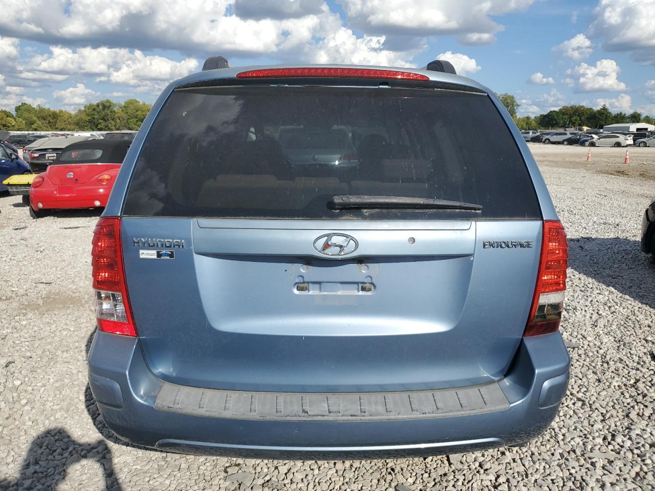 2007 Hyundai Entourage VIN KNDMC233676028645 Copart auction photo, front end damage thumbnail 6