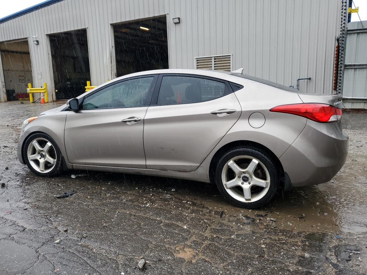 2013 Hyundai Elantra VIN 5NPDH4AE9DH310989 Copart auction photo, undercarriage damage thumbnail 2