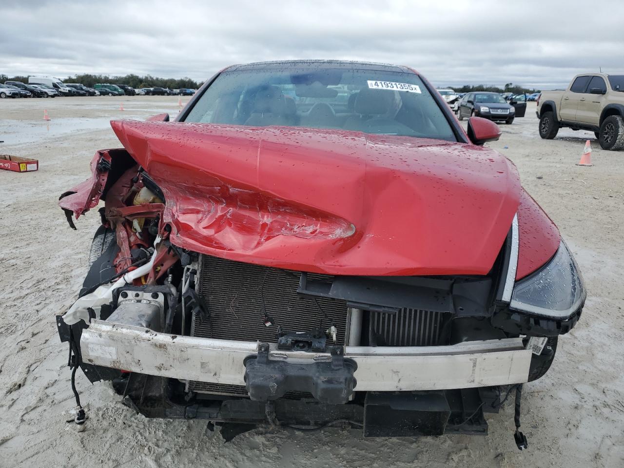 2021 Hyundai Sonata VIN 5NPEH4J25MH123632 Copart auction photo, all over damage thumbnail 5