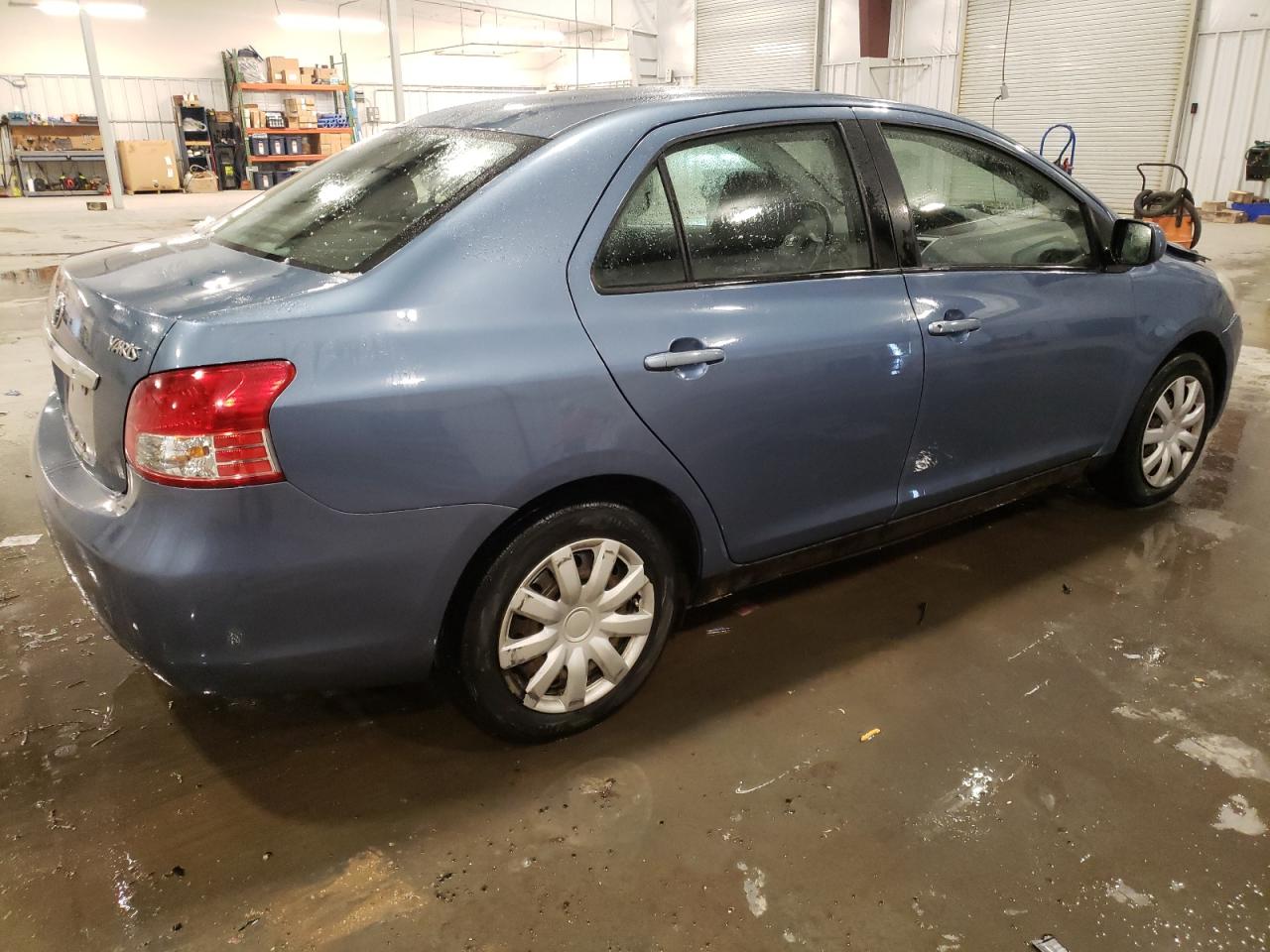 2012 Toyota Yaris VIN JTDBT4K38CL019655 Copart auction photo, front end / side damage thumbnail 3