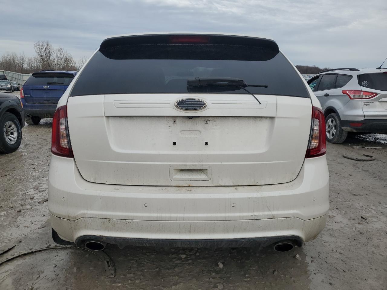 2014 Ford Edge VIN 2FMDK3AK1EBA50064 Copart auction photo, side / front end damage thumbnail 6