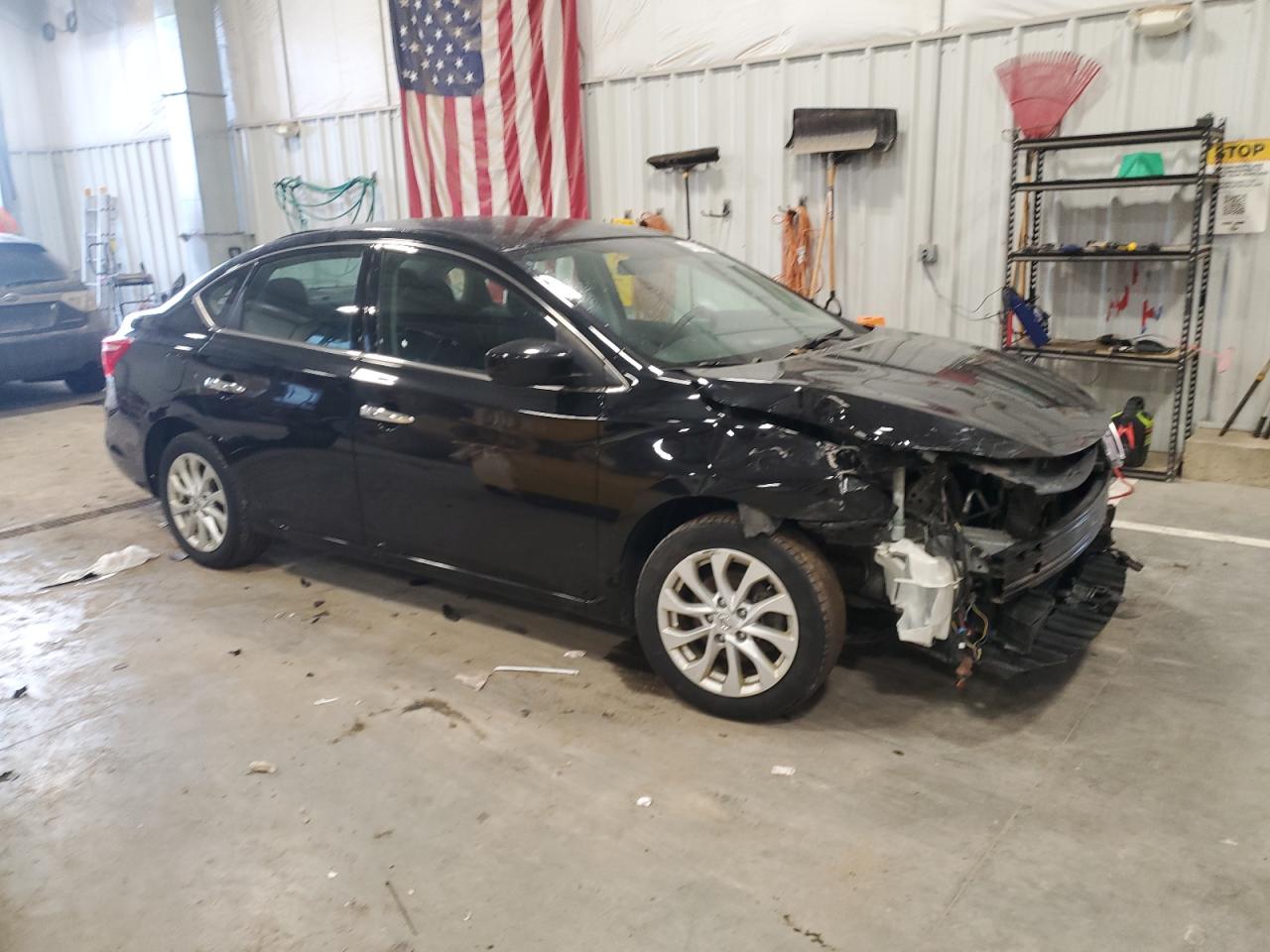 2019 Nissan Sentra VIN 3N1AB7AP4KL624542 Copart auction photo, front end damage thumbnail 4