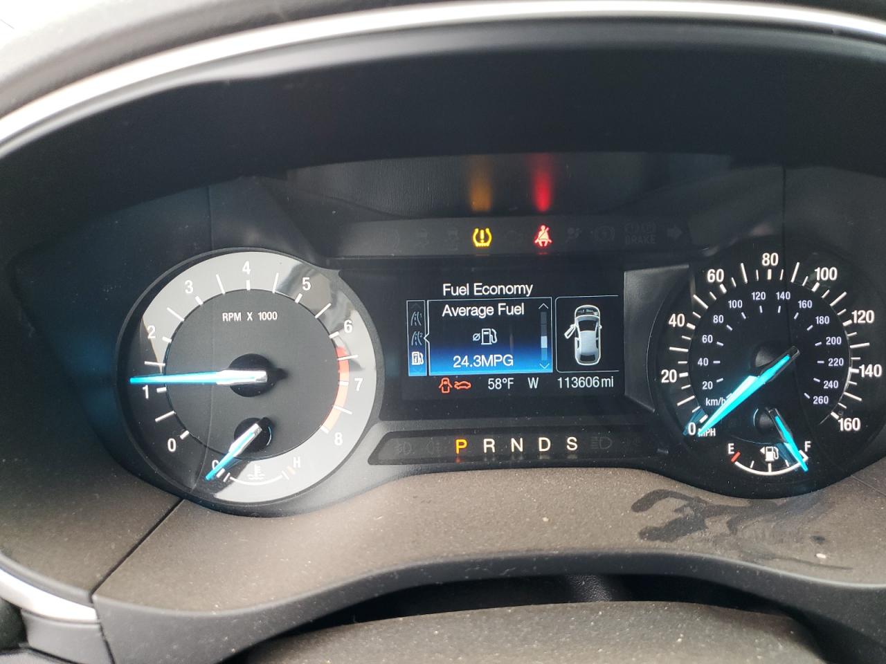 2014 Ford Fusion VIN 1FA6P0H71E5366332 Copart auction photo, side / front end damage thumbnail 9