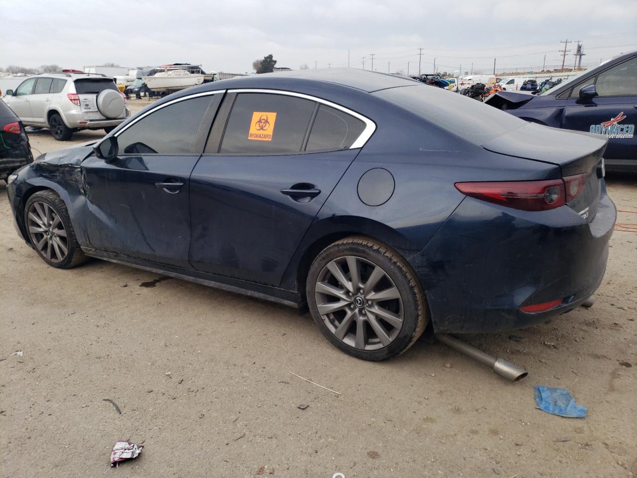 2021 Mazda 3 VIN JM1BPABLXM1317012 Copart auction photo, all over / undercarriage damage thumbnail 2
