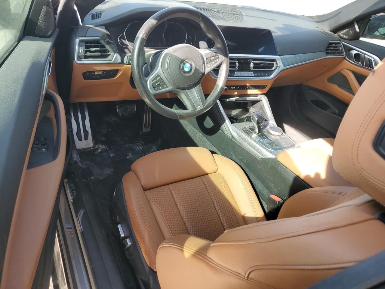 2022 BMW 4er VIN WBA53AP07NCJ97003 Copart auction photo, side damage thumbnail 8