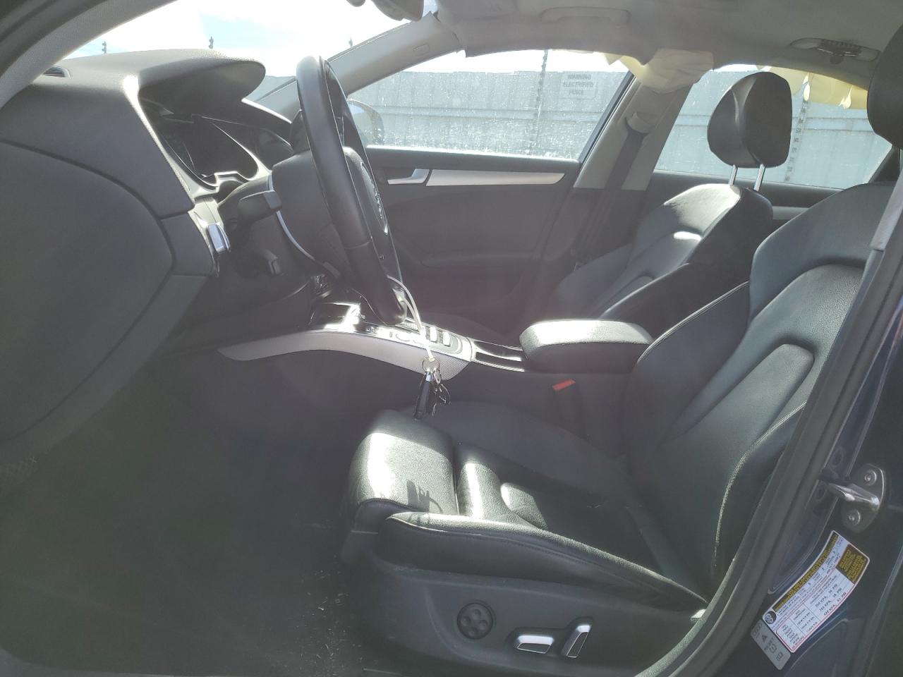 2014 Audi A4 VIN WAUFFAFL8EN034789 Copart auction photo, side / front end damage thumbnail 7