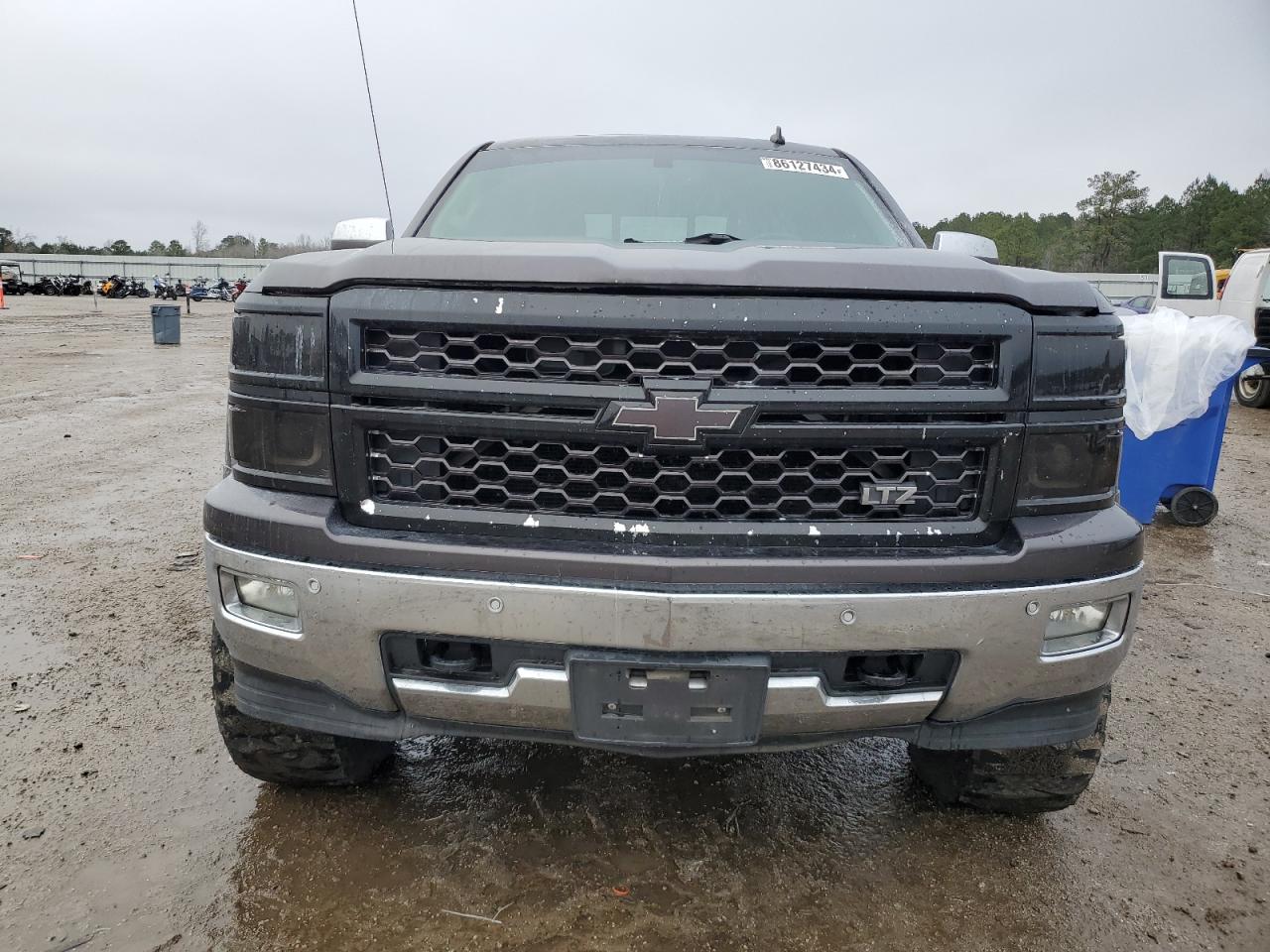 2014 Chevrolet Silverado VIN 3GCUKSECXEG235406 Copart auction photo, burn - engine damage thumbnail 5