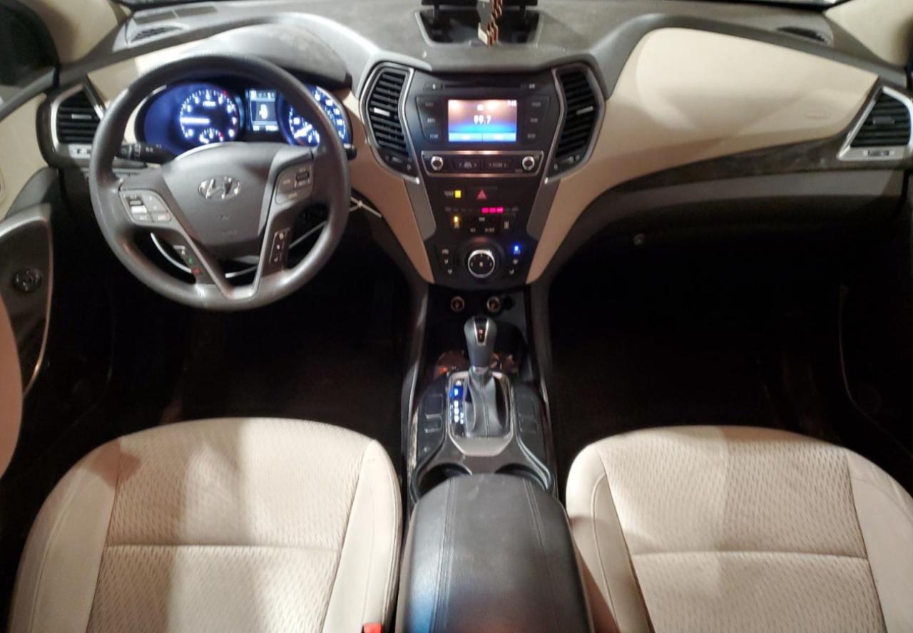 2018 Hyundai Santa Fe VIN 5XYZTDLB1JG554145 Copart auction photo, rear end damage thumbnail 8