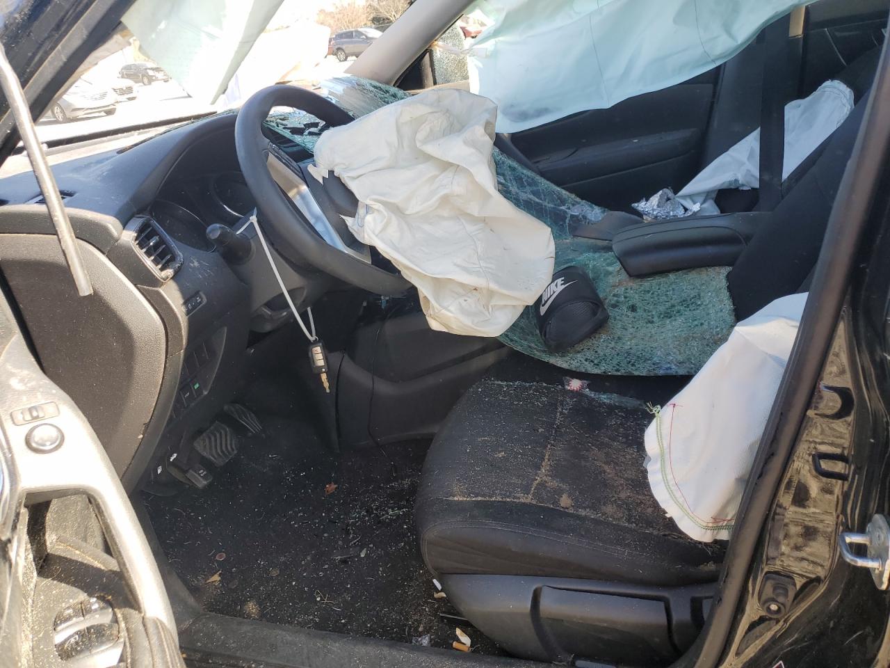 2017 Nissan Rogue VIN 5N1AT2MT7HC777034 Copart auction photo, rollover damage thumbnail 7