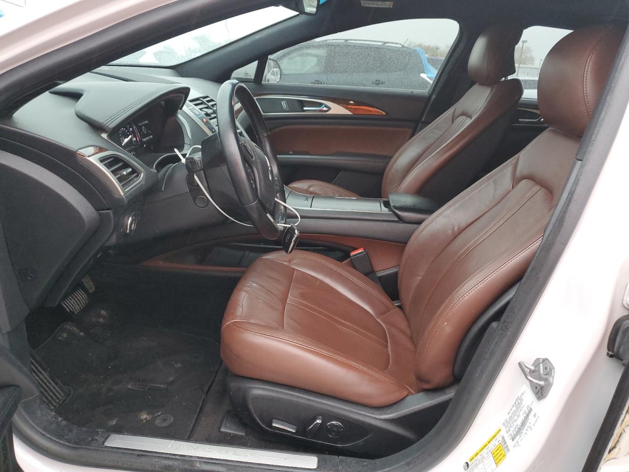 2017 Lincoln MKZ VIN 3LN6L5MU0HR644519 Copart auction photo, side / front end damage thumbnail 7