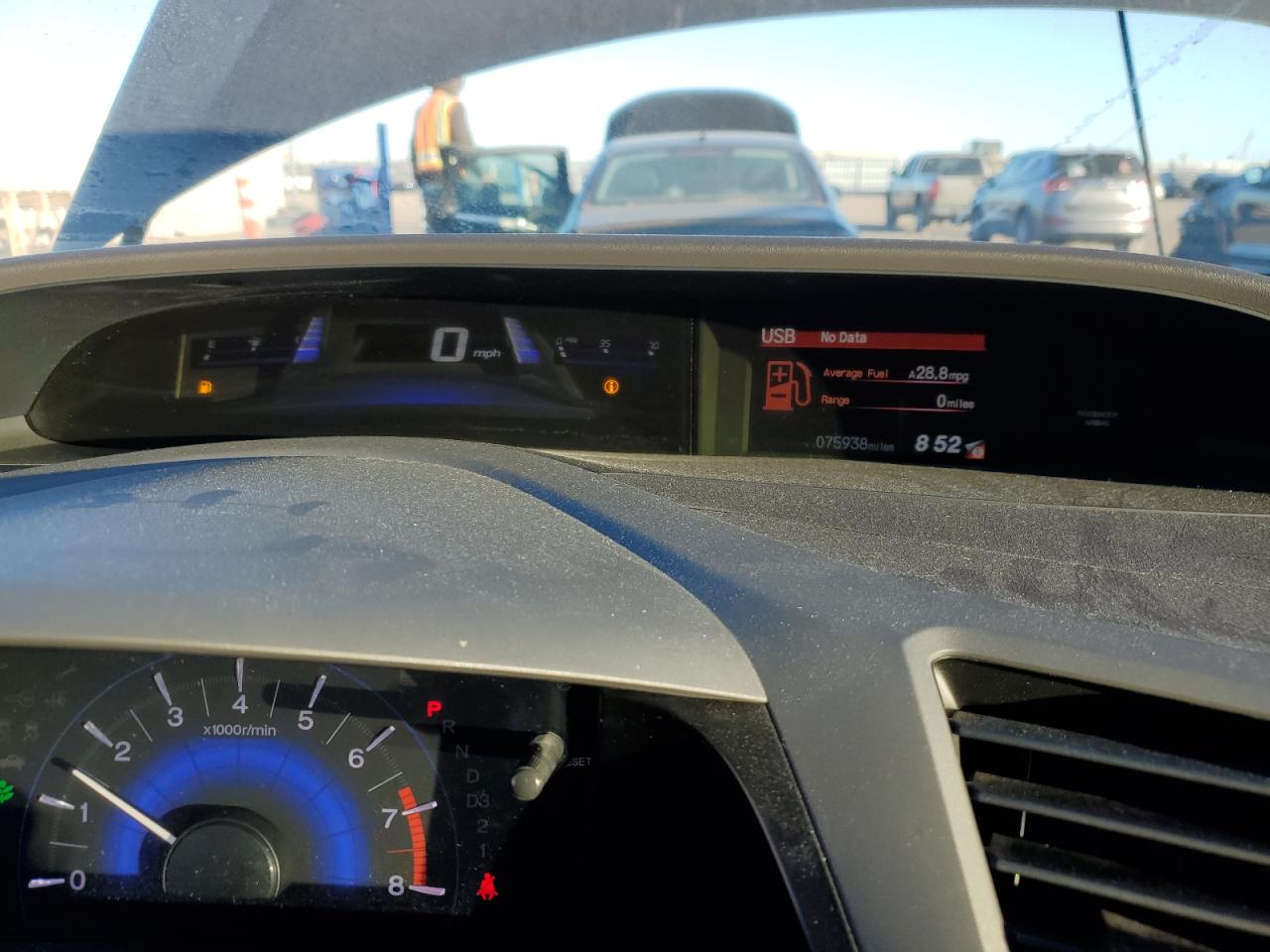 2012 Honda Civic VIN 19XFB2F52CE361874 Copart auction photo, front end damage thumbnail 9