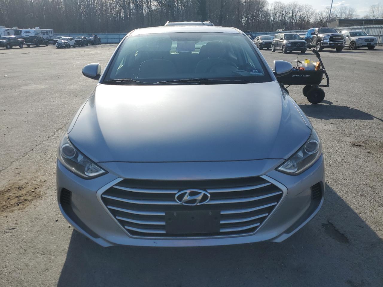 2017 Hyundai Elantra VIN 5NPD84LFXHH107072 Copart auction photo, vandalism damage thumbnail 5