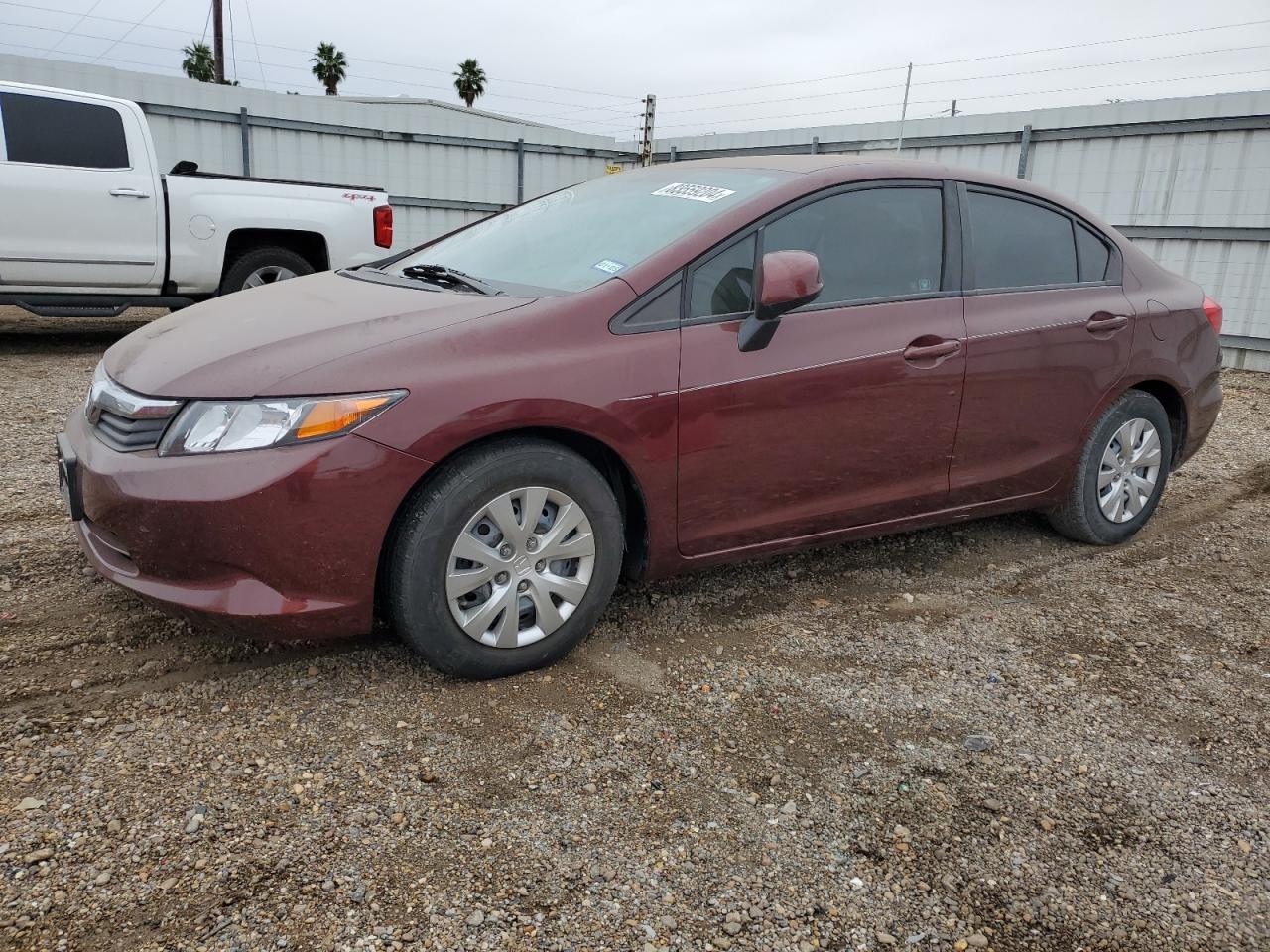 2012 Honda Civic VIN 2HGFB2F58CH588928