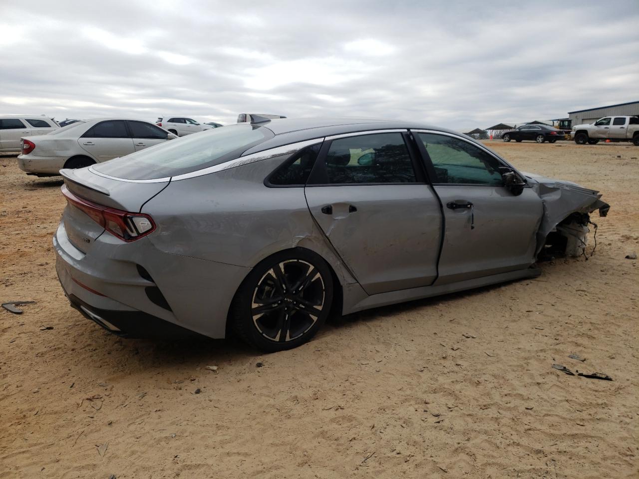 2022 KIA K5 VIN 5XXG64J23NG166569 Copart auction photo, all over / undercarriage damage thumbnail 3