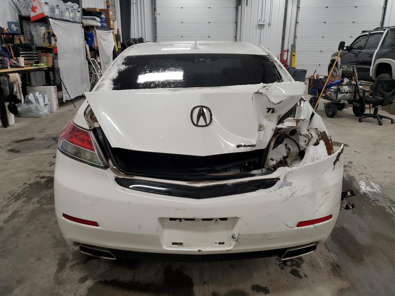 2013 Acura TL VIN 19UUA9F29DA800261 Copart auction photo, rear end / front end damage thumbnail 6