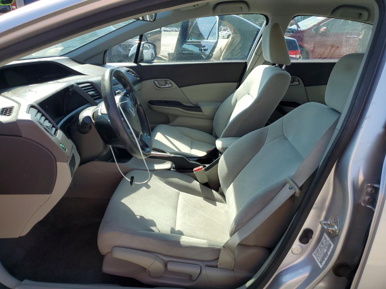 2012 Honda Civic VIN 19XFB2F52CE066290 Copart auction photo, water/flood damage thumbnail 7