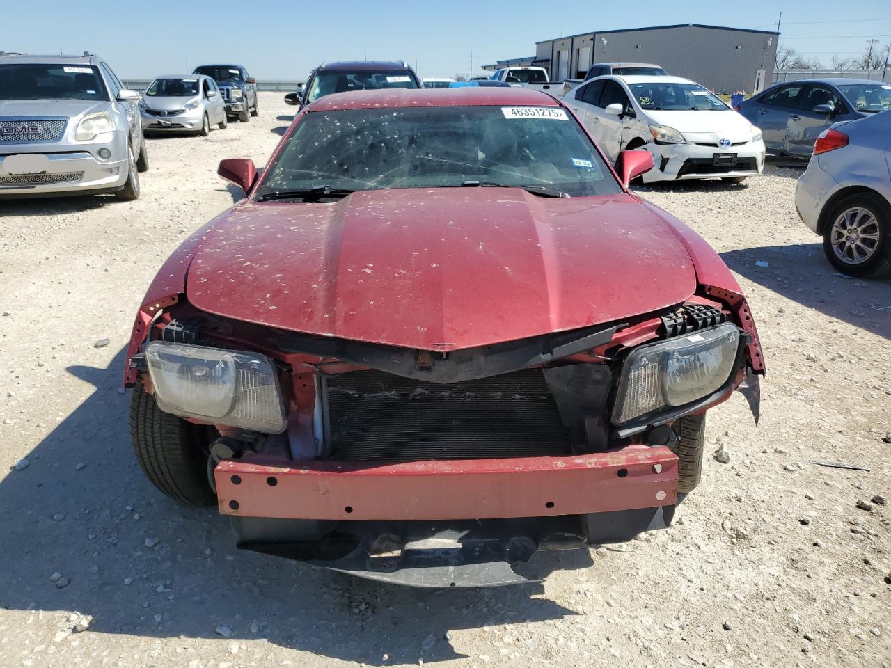 2013 Chevrolet Camaro VIN 2G1FB1E39D9122227 Copart auction photo, rear end / front end damage thumbnail 5