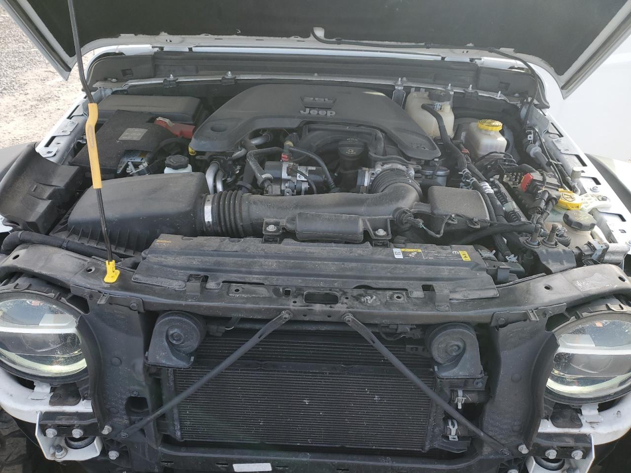 2021 Jeep Wrangler VIN 1C4HJXFG2MW560442 Copart auction photo, rear end / front end damage thumbnail 12