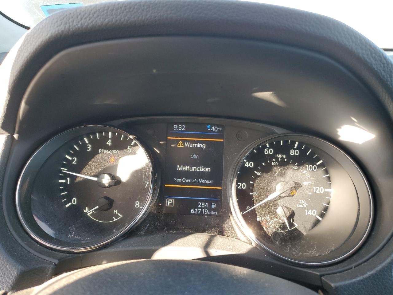 2019 Nissan Rogue VIN KNMAT2MVXKP546179 Copart auction photo, side / front end damage thumbnail 9