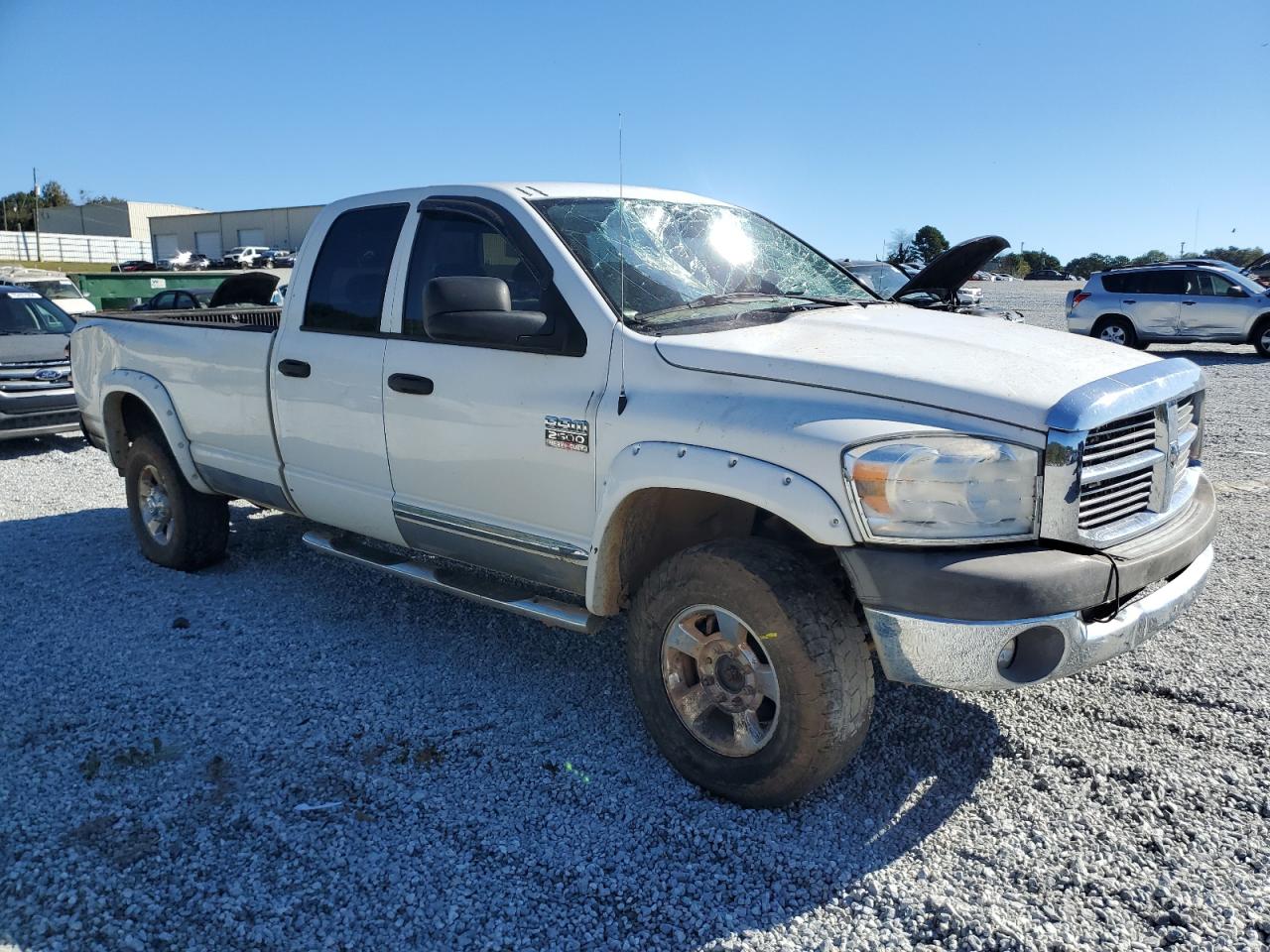 2007 Dodge RAM VIN 1D7KS28C17J526791 Copart auction photo, top/roof damage thumbnail 4